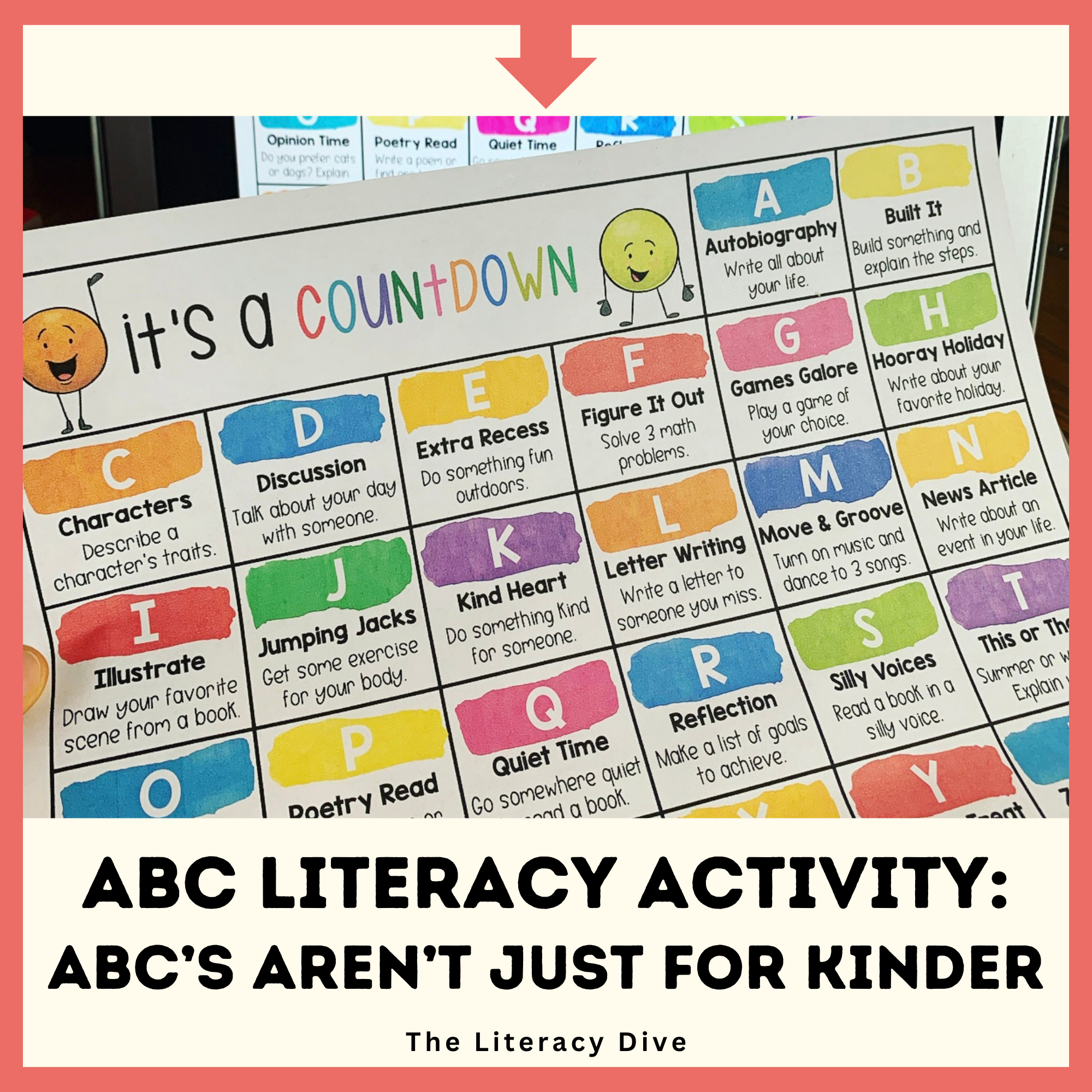 ABC's Aren't Just for Kinder! - The Literacy Dive