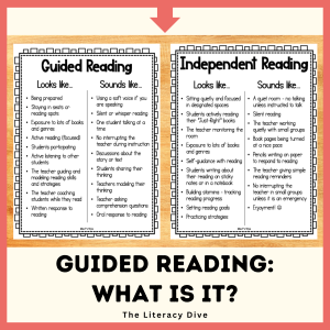 guided reading charts